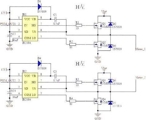 H橋MOG管驅(qū)動(dòng)電路
