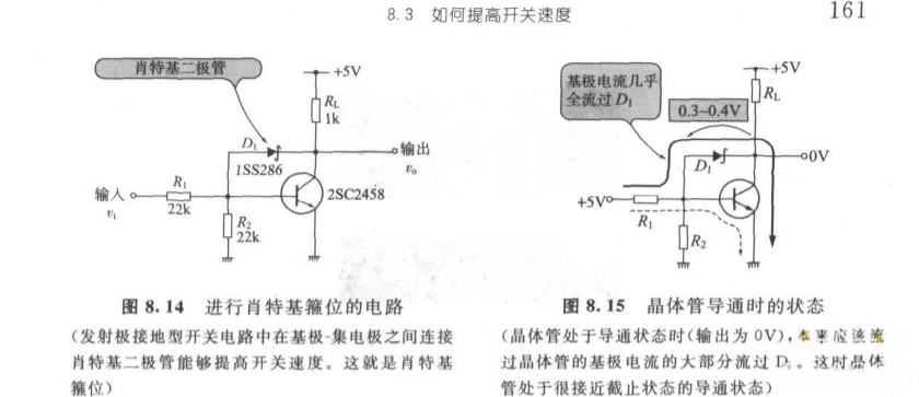 肖特基二極管的鉗位