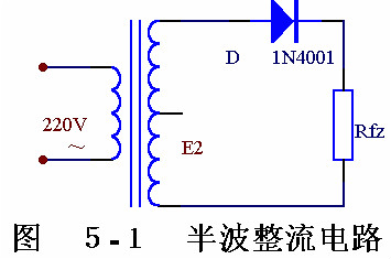 電子電路圖，整流二極管的作用,整流電路