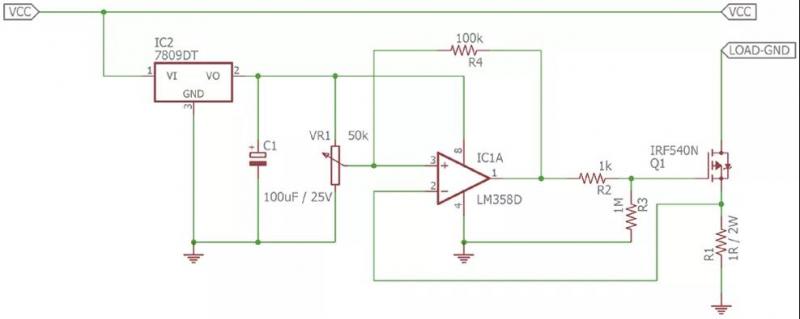 運(yùn)放的過流保護(hù)電路