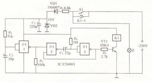 照明定時器電路圖