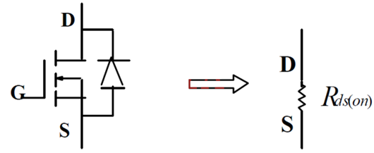 MOSFET 正向導通