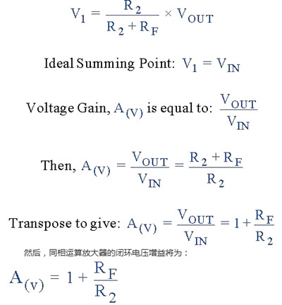 同相運(yùn)算放大器 電路