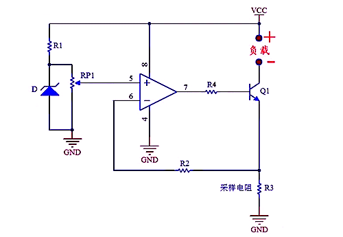 運(yùn)算放大器 MOS管 恒流源電路