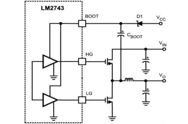 MOS管自舉電路 MOS管自舉電容